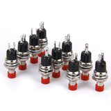 Maxbell 20Pieces Mini Lockless Push Button Switch Momentary Model Railway Car Boat