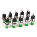 Maxbell 20Pieces Mini Lockless Push Button Switch Momentary Model Railway Car Boat