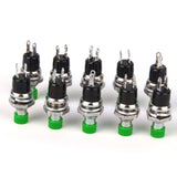 Maxbell 20Pieces Mini Lockless Push Button Switch Momentary Model Railway Car Boat