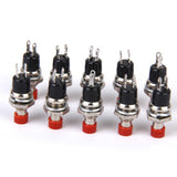 Maxbell 20Pieces Mini Lockless Push Button Switch Momentary Model Railway Car Boat