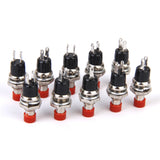 Maxbell 20Pieces Mini Lockless Push Button Switch Momentary Model Railway Car Boat