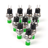 Maxbell 20Pieces Mini Lockless Push Button Switch Momentary Model Railway Car Boat