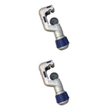 Maxbell 2pcs Professional Stainless Steel Pipe Cutter Ball Bearing Heavy Duty 4-32mm/5-50mm