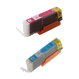 Maxbell 2Pieces Ink Cartridge CLI 651 XL PGI 650 for Canon IP7260 MX726 MX926 MG5460