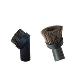 Maxbell Set 2 Sizes 32mm/1.25" Universal Soft Horsehair Brush Round Vacuum Brush