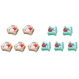 Maxbell 10pcs Miniature Dog Sofa Landscape Craft Ornament Statue Fairy DIY Decor