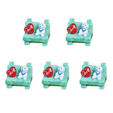 Maxbell 10pcs Miniature Dog Sofa Landscape Craft Ornament Statue Fairy DIY Decor