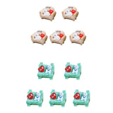 Maxbell 10pcs Miniature Dog Sofa Landscape Craft Ornament Statue Fairy DIY Decor