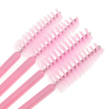 Maxbell 50 Pieces Disposable Lip Gloss Brushes + 50 Pieces Eyelash Mascara Wands