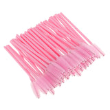 Maxbell 50 Pieces Disposable Lip Gloss Brushes + 50 Pieces Eyelash Mascara Wands