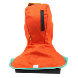 Maxbell 2 Piece Welders Welding Work Helmet Protective Hood Flame Retardant Hat Orange+Blue