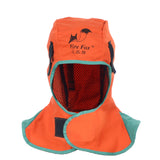 Maxbell 2 Piece Welders Welding Work Helmet Protective Hood Flame Retardant Hat Orange+Blue