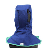 Maxbell 2 Piece Welders Welding Work Helmet Protective Hood Flame Retardant Hat Orange+Blue