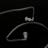 Maxbell 2x 3.5mm Wired Dual Stereo Acoustic Hollow Air Tube Earpiece Earbuds Headset for Gaming Sports