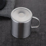 Maxbell 2Pcs DOUBLE BARREL Double Wall Insulated Stainless Steel Beer and Coffee Mug (300ml + 400ml)