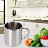 Maxbell 2Pcs DOUBLE BARREL Double Wall Insulated Stainless Steel Beer and Coffee Mug (300ml + 400ml)