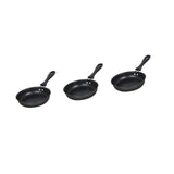 Maxbell 12cm Mini Non-stick Round Frying Egg Pan Iron Coating Kitchen Cookware 3pcs