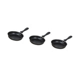 Maxbell 12cm Mini Non-stick Round Frying Egg Pan Iron Coating Kitchen Cookware 3pcs