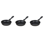 Maxbell 12cm Mini Non-stick Round Frying Egg Pan Iron Coating Kitchen Cookware 3pcs