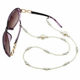 Maxbell 2 Pieces Eyeglasses Lanyard Rope Chain Bead Sunglasses Strap Holder Retainer