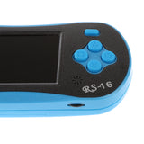 Maxbell 2Pieces RS-16 2.5" LCD Classic Handheld Video Game Console w/ 260 Games Blue