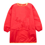 Maxbell Child Kids Long Sleeve Apron Drawing Cooking Art Smock Size M Purple+Red