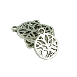 Maxbell 150Pcs Ancient Silver Tree of Life Jewelry DIY Charms Pendant Findings