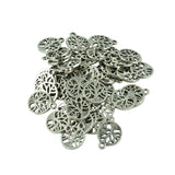 Maxbell 150Pcs Ancient Silver Tree of Life Jewelry DIY Charms Pendant Findings