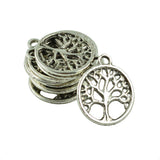 Maxbell 150Pcs Ancient Silver Tree of Life Jewelry DIY Charms Pendant Findings