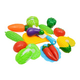 Maxbell 26Pcs Kitchen Toys Cutting Vegetables Fruits Play Miniature Food Kids Plastic Baby Early Education Food Toys Children Birthday Gifts