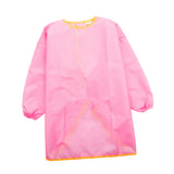 Maxbell Art Apron Long Sleeve Smock Paint Waterproof Craft Unisex Kid L Purple+Pink