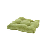 Maxbell 3 Pieces Corduroy Square Cushion Seat Pads Couch Chair Sofa Bed Mats Green