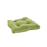 Maxbell 3 Pieces Corduroy Square Cushion Seat Pads Couch Chair Sofa Bed Mats Green