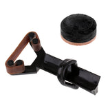 Maxbell High Quality Pool Cue Tips 13mm + Cue Tip Repair Tool Clamp