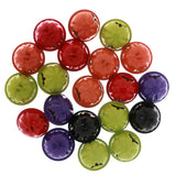 Maxbell 40 Pieces Christmas Halloween Pumpkin Jingle Bells Charms Pendants Jewelry