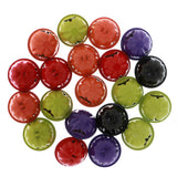 Maxbell 40 Pieces Christmas Halloween Pumpkin Jingle Bells Charms Pendants Jewelry