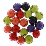 Maxbell 40 Pieces Christmas Halloween Pumpkin Jingle Bells Charms Pendants Jewelry