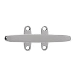 Maxbell Stainless Steel Heavy Duty 148mm Boat Rope Cleat + 6mm Square Pad Eye Plate
