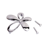 Maxbell Fashionable Flower Shape Home Cabinet Door Office Bedroom Drawer Pull Handle Knob with 2 Mounting Screws