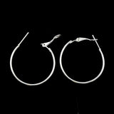 Maxbell 80Pieces 30mm Large Round Hoop Loop Leverback Earring Making Findings
