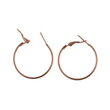Maxbell 80Pieces 30mm Large Round Hoop Loop Leverback Earring Making Findings