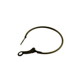 Maxbell 80Pieces 30mm Large Round Hoop Loop Leverback Earring Making Findings