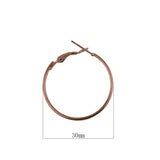 Maxbell 80Pieces 30mm Large Round Hoop Loop Leverback Earring Making Findings