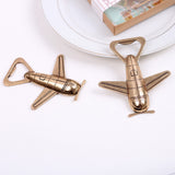 Maxbell 5pcs Antique Airplane Design Bottle Opener Wedding Party Favor