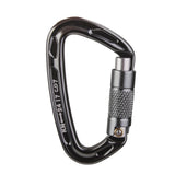 Maxbell 2pcs 24KN Safety Carabiner Abseiling Tree Rigging Rock Climbing Equipment