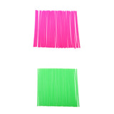 Maxbell 72 Pieces Universal Motocross Wheel Rim Spoke Wraps Skins Cover Green&Pink