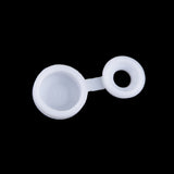 Maxbell Pack of 150 Polypropylene Hinged Screw Cover Caps Washer Flip Tops