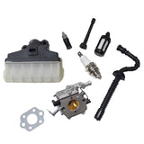 Maxbell Carburetor & Gasket Oil Fuel Filler Cap Oil / Fuel Filter Pipe Spark Plug Air Filter for STIHL 021 023 025 MS210 MS230 MS250 Chainsaw