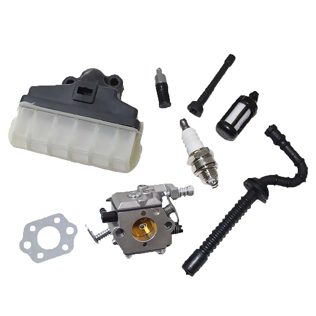 Maxbell Carburetor & Gasket Oil Fuel Filler Cap Oil / Fuel Filter Pipe Spark Plug Air Filter for STIHL 021 023 025 MS210 MS230 MS250 Chainsaw