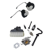 Maxbell Carburetor & Gasket Oil Fuel Filler Cap Oil / Fuel Filter Pipe Spark Plug Air Filter for STIHL 021 023 025 MS210 MS230 MS250 Chainsaw